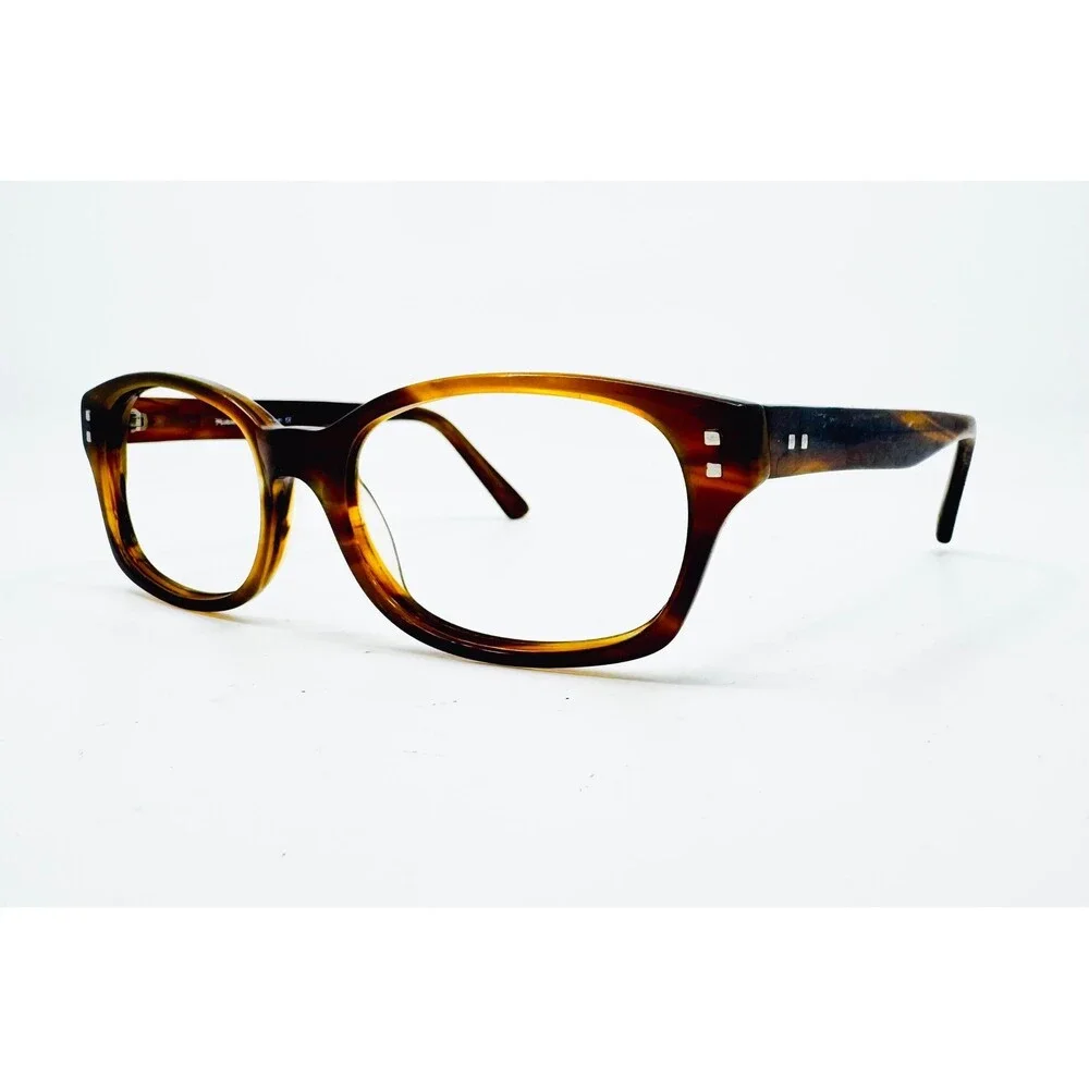 Michael Stars Eyeglasses Womens Brown Tortoise Punctual Tea 52-17-140